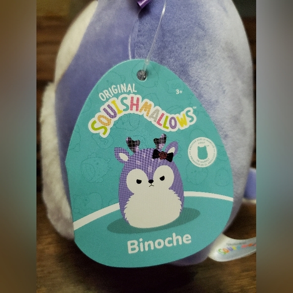 💜7" Binoche The Goth Deer Squishmallow 💜 - Picture 4 of 6